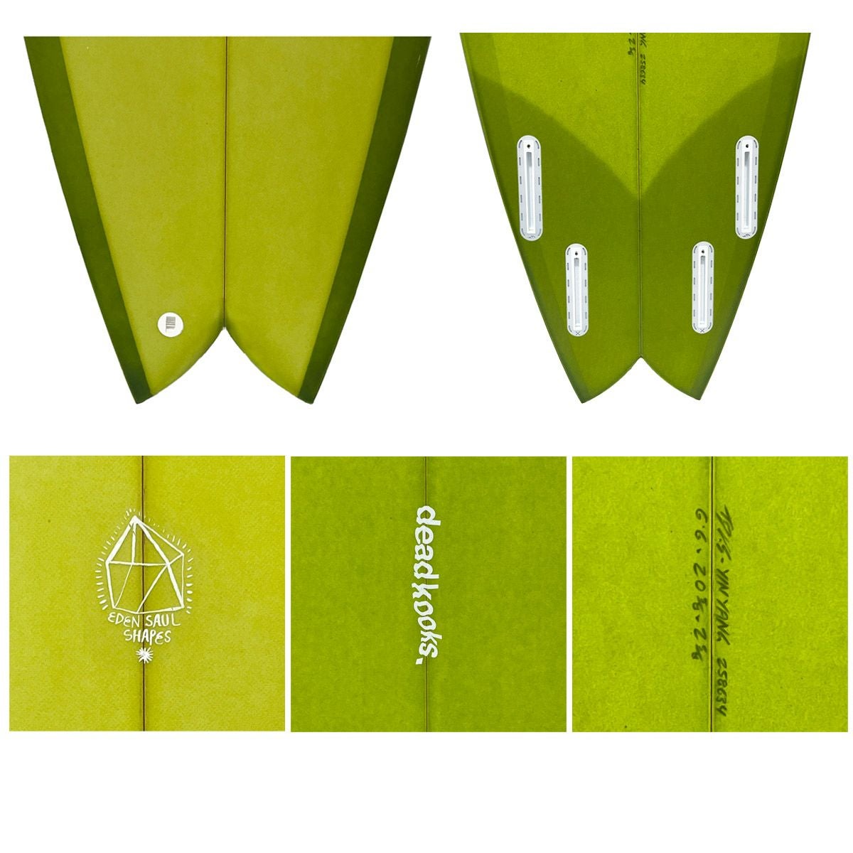 デッドクークスサーフボードDEADKOOKSSURFBOARDSサーフィンサーフサーフボード板YINGYANGQUAD6.6PUBLANKS220000031163