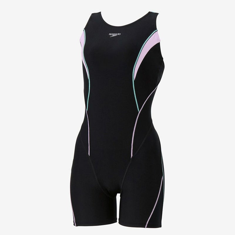 スピードSPEEDOスイムフィットネス競泳水着フィールアップルースンハーフニースキンFeelUpLoosenHalfKneeskinSFW12561-MLレディース女性25S2秋冬