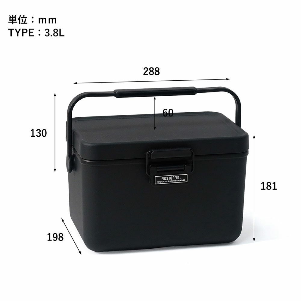 ポストジェネラルPOSTGENERALPGジアイスエラハードシェルクーラー3.8L12Lクーラーボックスクラブ活動部活野外活動キャンプソロキャンプアウトドアレジャー釣りBBQバーベキューTHEICEERAHARD-SHELLCOOLER3.8LC-BOX