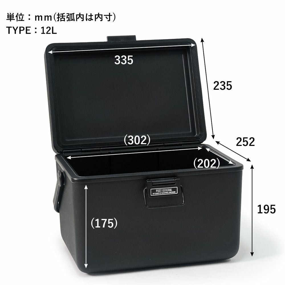 ポストジェネラルPOSTGENERALPGジアイスエラハードシェルクーラー3.8L12Lクーラーボックスクラブ活動部活野外活動キャンプソロキャンプアウトドアレジャー釣りBBQバーベキューTHEICEERAHARD-SHELLCOOLER3.8LC-BOX