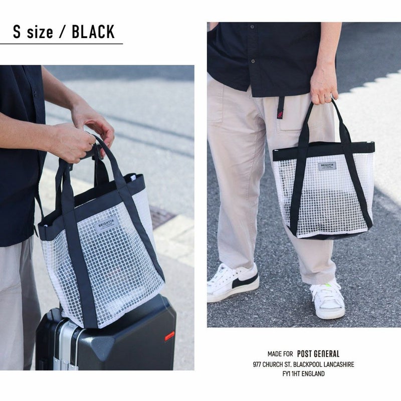 ポストジェネラルPOSTGENERALPGティーシートートブライタートートバッグミニトートバッグ手持ち肩掛け半透明おしゃれかっこいいかわいいシンプル通勤通学TCTOTEBRIGHTERTC-TOTE