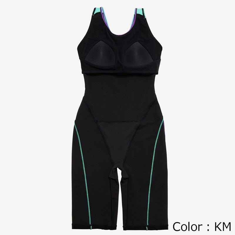 スピードSPEEDOスイムフィットネス競泳水着クラッシュドットルースンニースキンCrashDotLoosenKneeskinSFW12563-KMレディース女性25S2秋冬