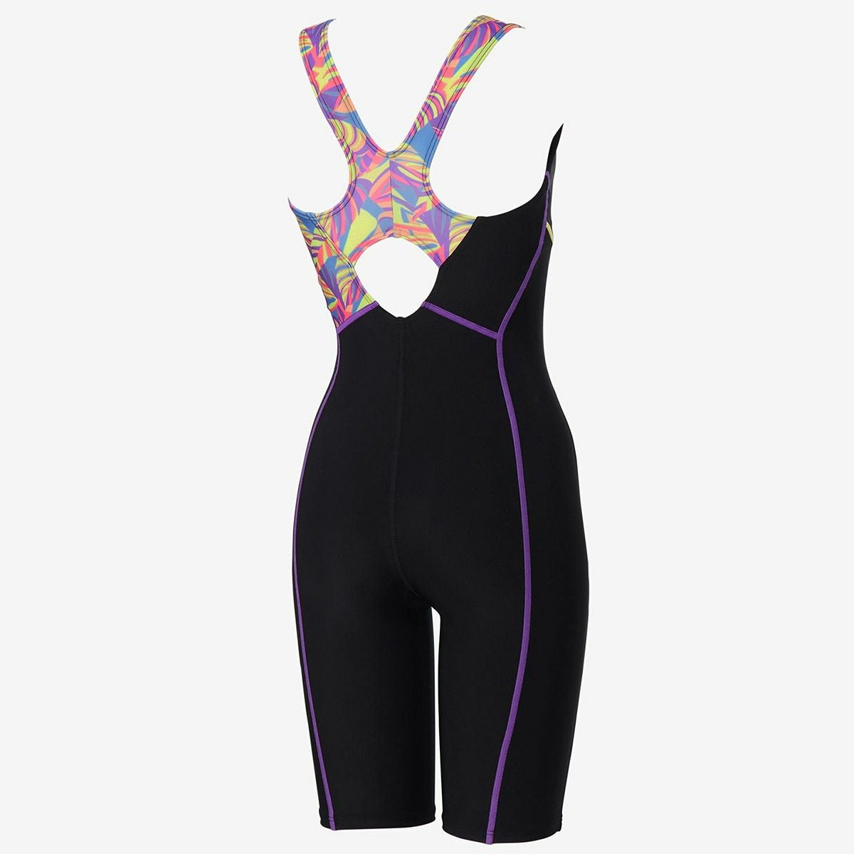 スピードSPEEDOスイムフィットネス競泳水着アシンメトリールースンニースキンAsymmetryLoosenKneeskinSFW12565-PUレディース女性25S2秋冬