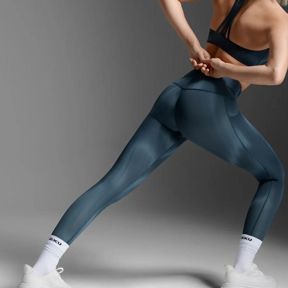 2XUツータイムズユーランニングウェアボトムスインナースパッツレギンスフォームスプライスドハイライズコンプタイツFormLineupHi-RiseCompressionTightsWA7000Bレディース女性25FA秋冬