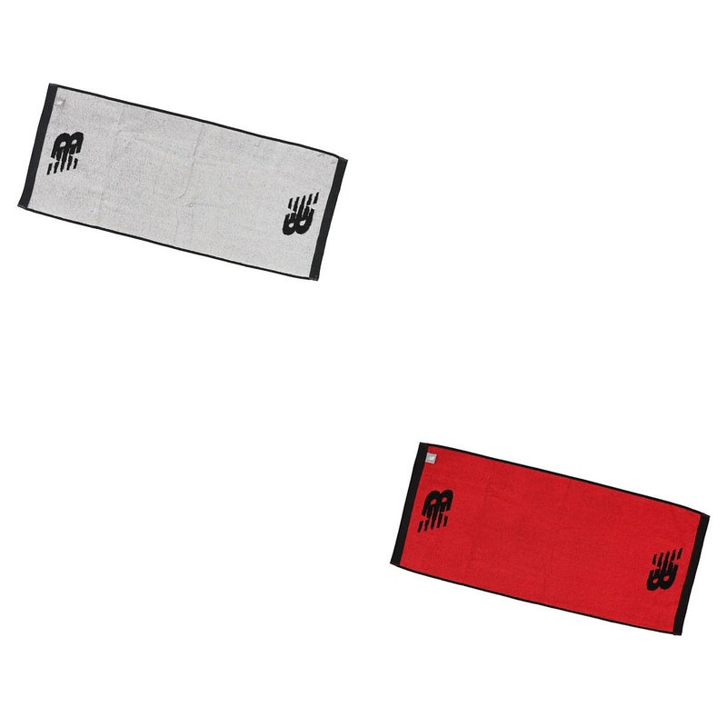 ニューバランスNewBalanceジムフィットネスヨガアクセサリージャガードフェイスタオルスモールフライングNBロゴLAM55661メンズレディースユニセックス25FA秋冬