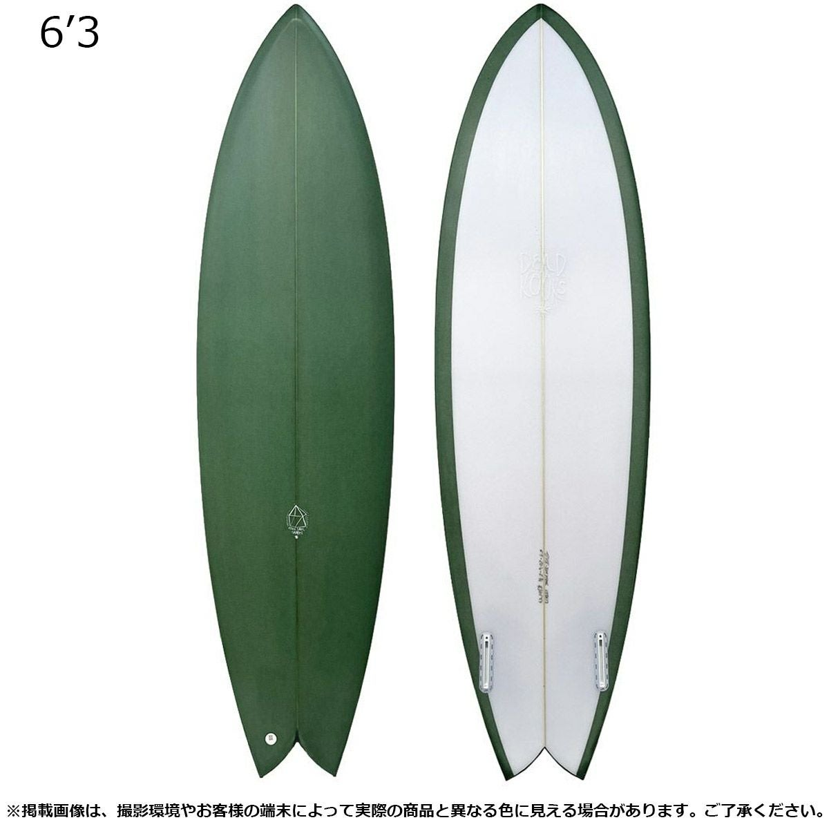 デッドクークスサーフボードDEADKOOKSSURFBOARDSサーフィンサーフサーフボード板ミッドレングスYINGYANG6.3GREENTEEfuturesPUBLANKS220000031484