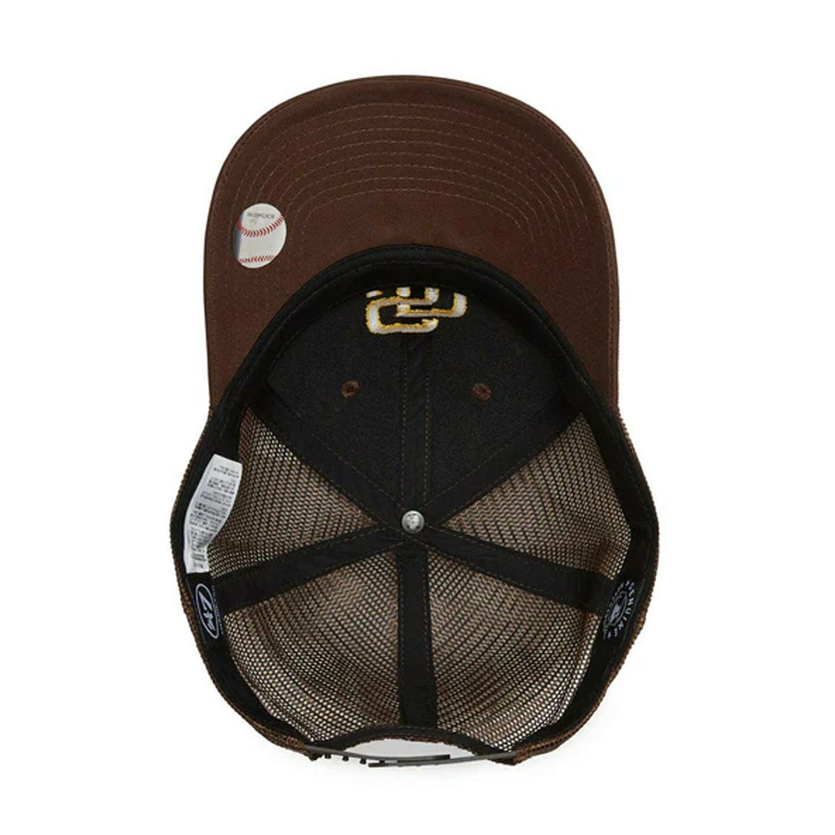 フォーティーセブン47アウトドアカジュアル帽子キャップ47エムブイピーサンディエゴ・パドレスBRANSONメッシュブラウン14751428メンズレディースユニセックス25FA秋冬