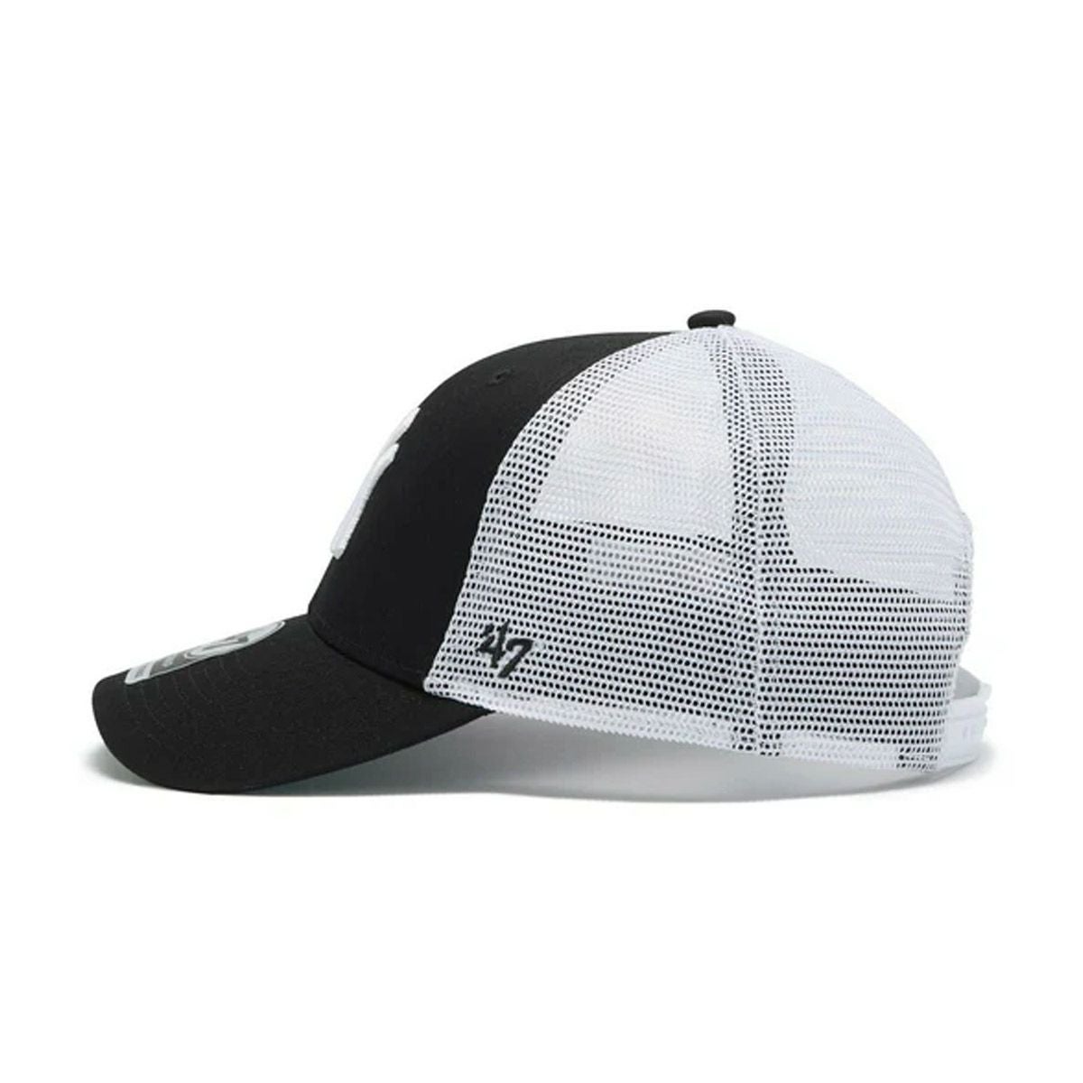 フォーティーセブン47アウトドアカジュアル帽子キャップ47エムブイピーニューヨーク・ヤンキースBRANSONメッシュブラック14751432メンズレディースユニセックス25FA秋冬