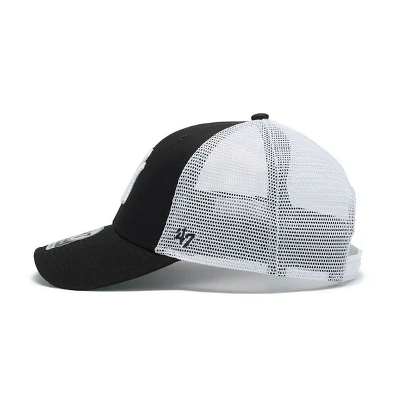 フォーティーセブン47アウトドアカジュアル帽子キャップ47エムブイピーニューヨーク・ヤンキースBRANSONメッシュブラック14751432メンズレディースユニセックス25FA秋冬