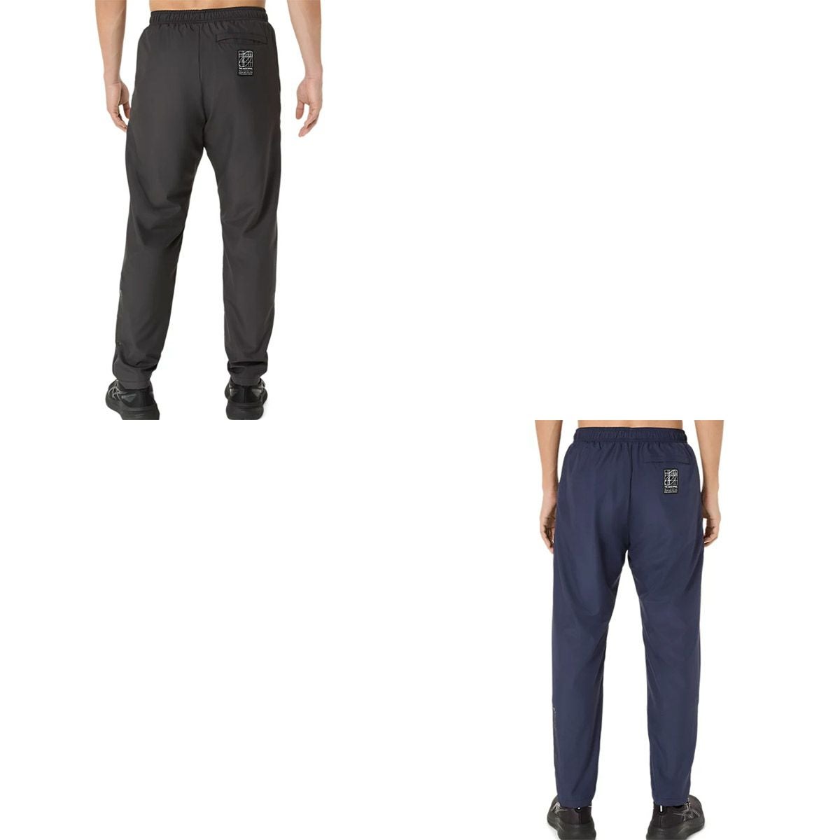 アシックスasicsジムフィットネスヨガウェアボトムスロングパンツ長ズボン裏トリコットウインドブレーカーパンツ2031F176メンズ男性25AF