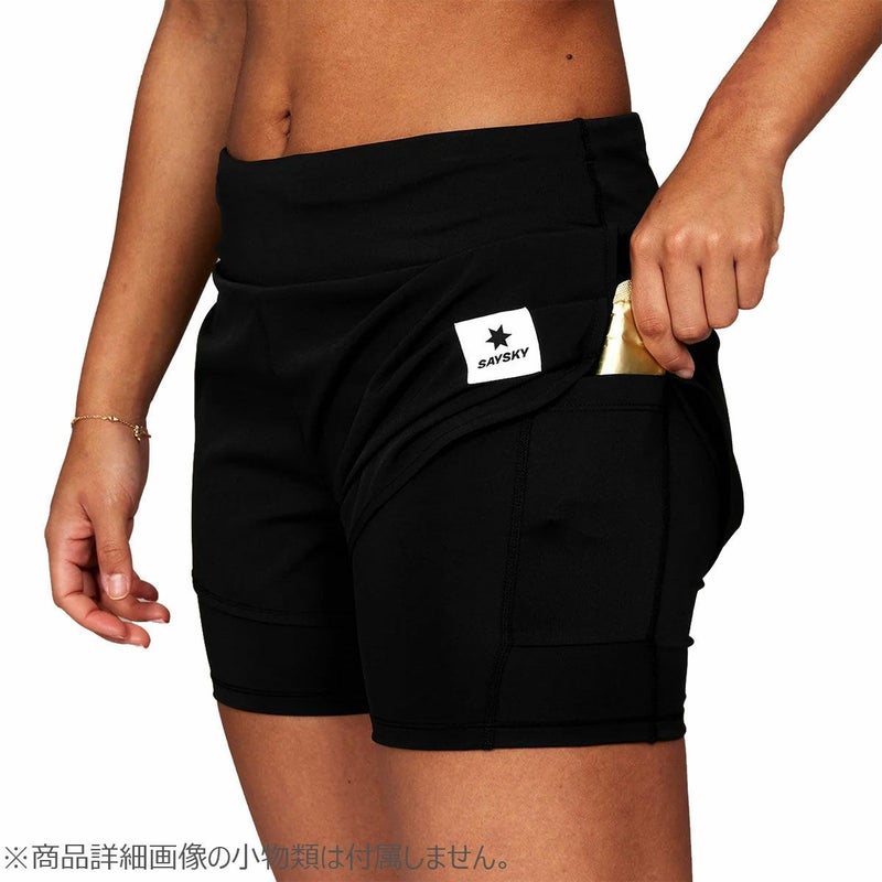 セイスカイSAYSKYランニングウェアボトムスショートハーフパンツ短パン2in1PaceShorts3XWRSH23C901レディース女性25FA秋冬