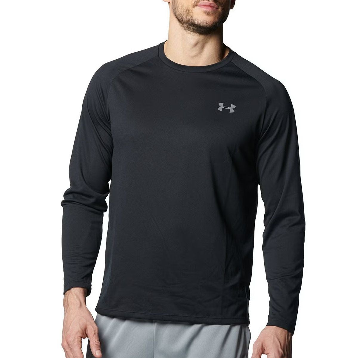 アンダーアーマーUNDERARMOURジムフィットネスヨガウェア長袖TシャツロンTテックロングスリーブシャツ2.0Tech2.0LS1358562-001メンズ男性25FA秋冬