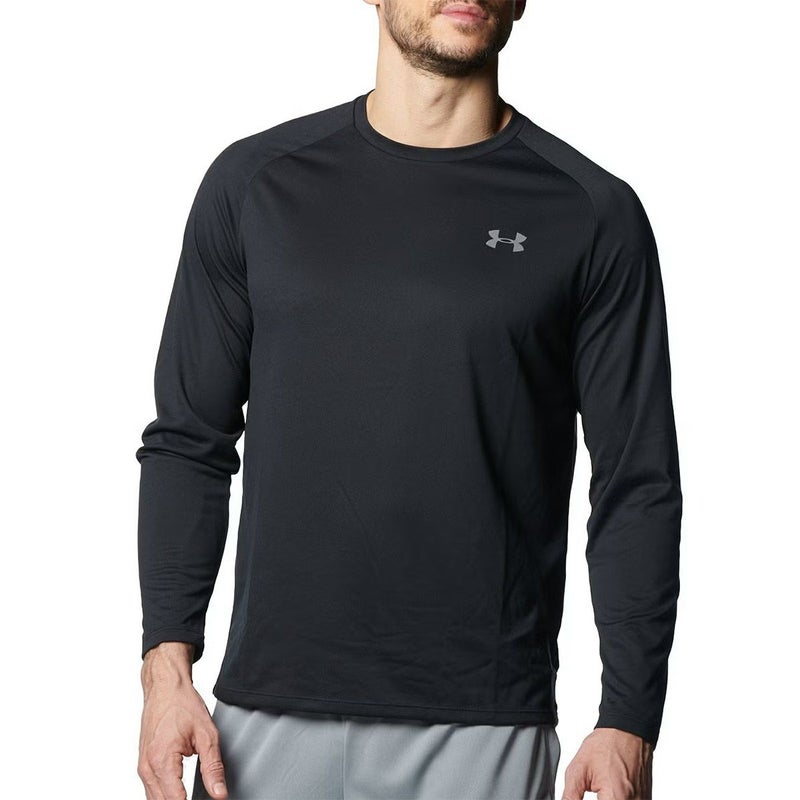 アンダーアーマーUNDERARMOURジムフィットネスヨガウェア長袖TシャツロンTテックロングスリーブシャツ2.0Tech2.0LS1358562-001メンズ男性25FA秋冬