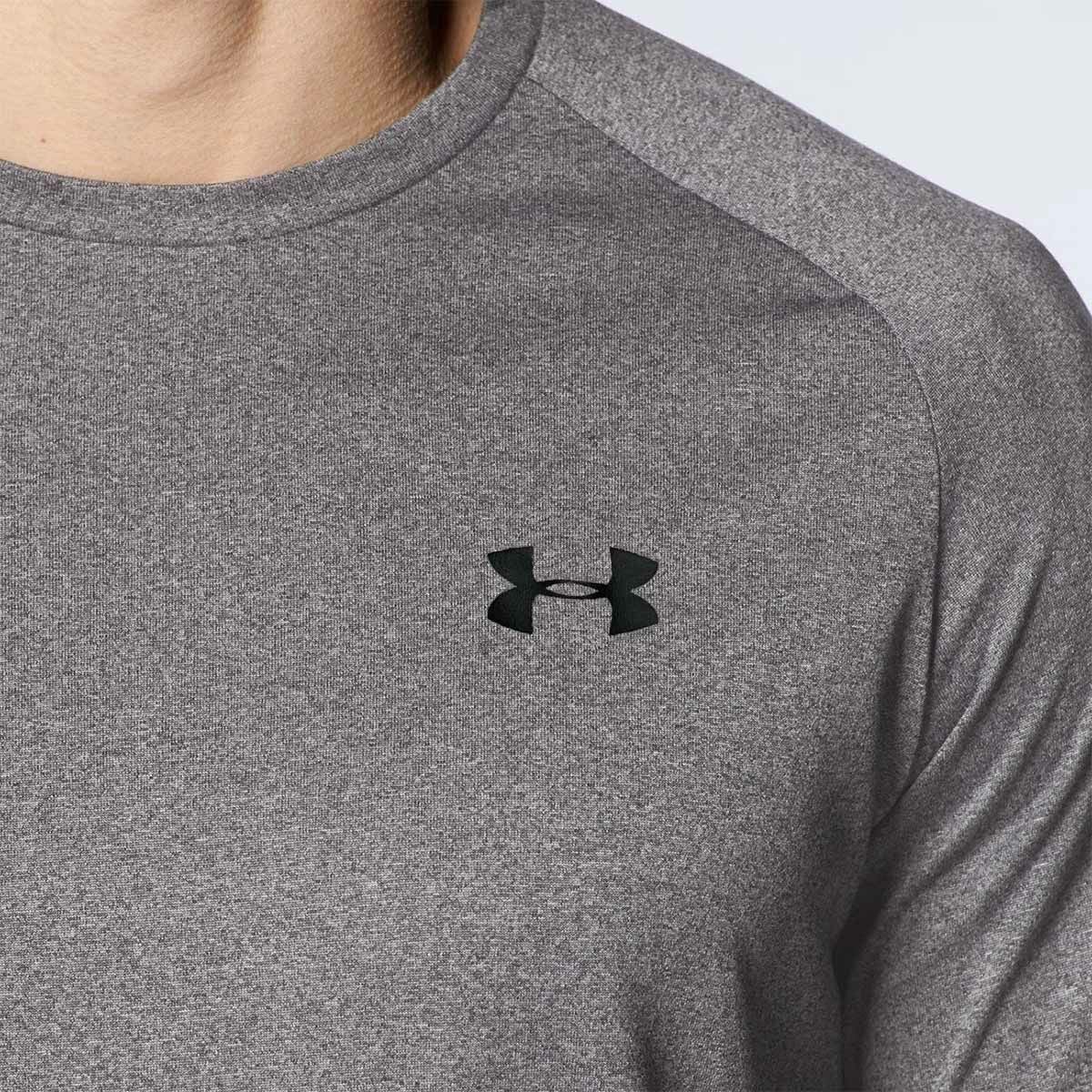 アンダーアーマーUNDERARMOURジムフィットネスヨガウェア長袖TシャツロンTテックロングスリーブシャツ2.0Tech2.0LS1358562-090メンズ男性25FA秋冬
