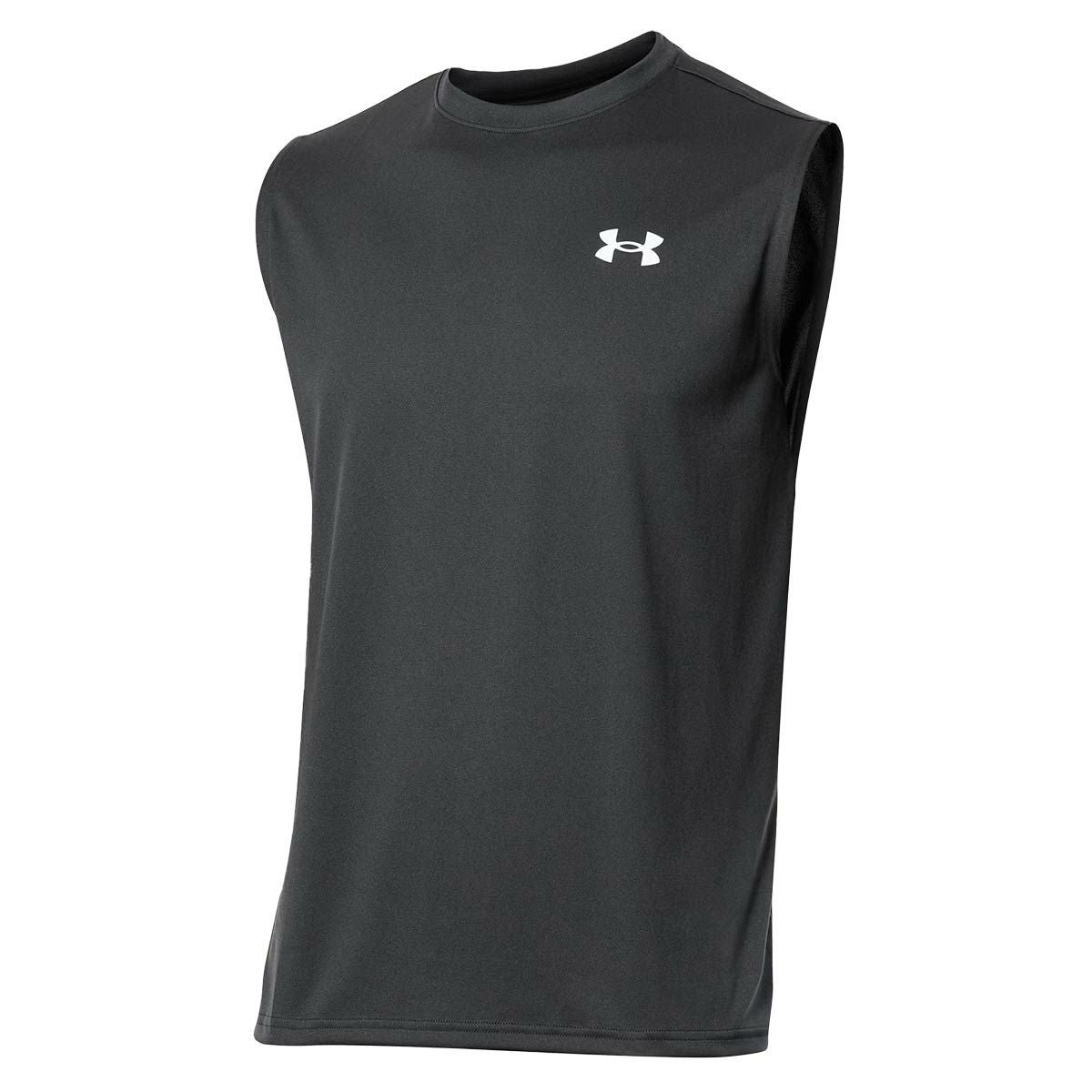 アンダーアーマーUNDERARMOURジムフィットネスヨガウェアノースリーブタンクトップテックスリーブレスシャツTechSL1367452-001メンズ男性25FA秋冬