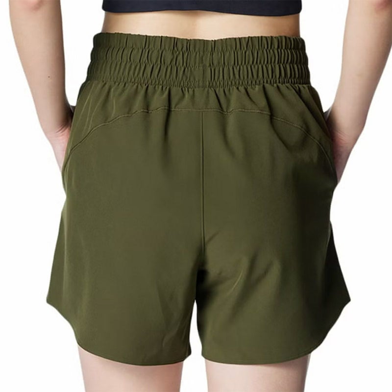 アンダーアーマーUNDERARMOURジムフィットネスヨガウェアボトムスショートハーフパンツ短パンフレックスウーブン5インチショーツVANISH5INSHORT1376933-308レディース女性25FA秋冬