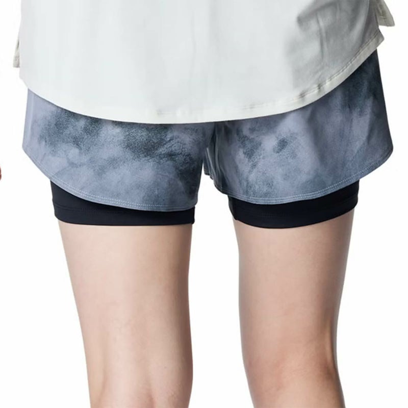 アンダーアーマーUNDERARMOURジムフィットネスヨガウェアボトムスショートハーフパンツ短パンモーション2イン1ショーツVANISH2IN1SHORT6007814-001レディース女性25FA秋冬