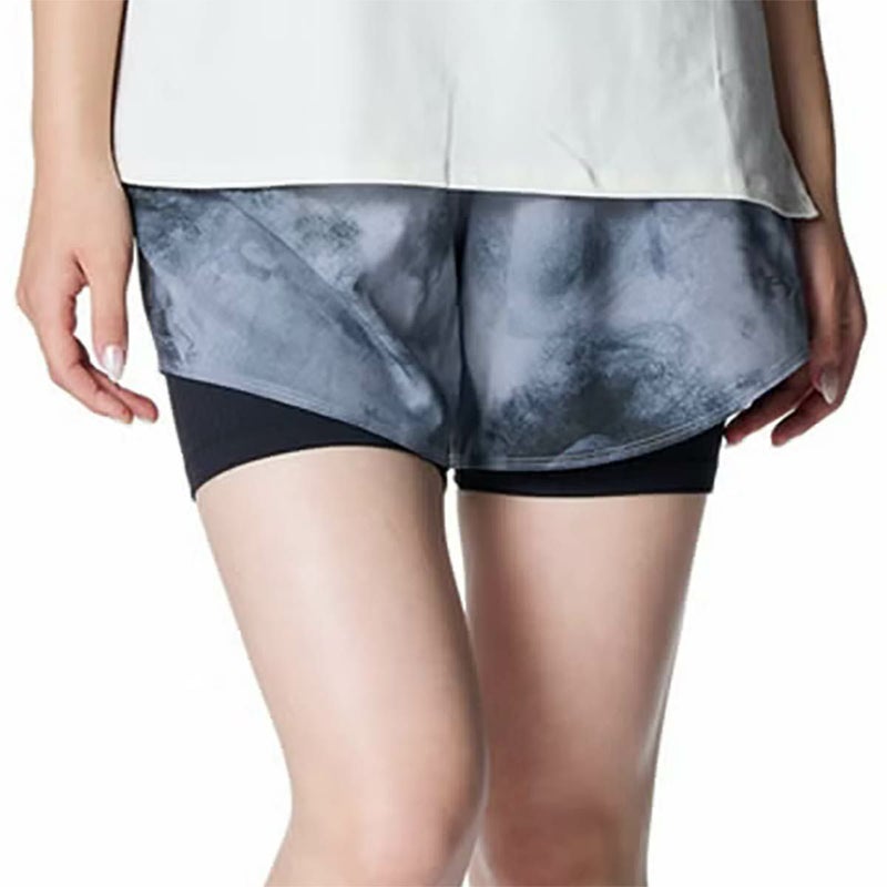 アンダーアーマーUNDERARMOURジムフィットネスヨガウェアボトムスショートハーフパンツ短パンモーション2イン1ショーツVANISH2IN1SHORT6007814-001レディース女性25FA秋冬