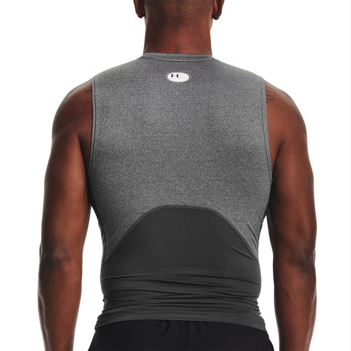アンダーアーマーUNDERARMOURジムフィットネスヨガウェアインナーシャツアンダーシャツヒートギアアーマーコンプレッションスリーブレスシャツHGArmourCompSL1361522-090メンズ男性25FA秋冬