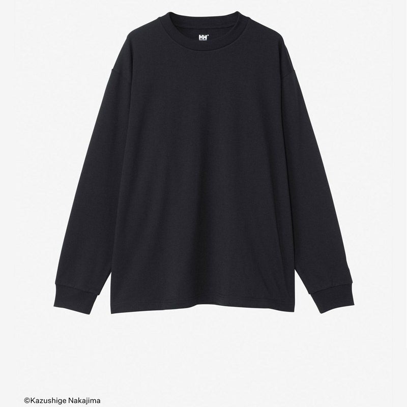 ヘリーハンセンHELLYHANSENアウトドアカジュアルウェア長袖TシャツロンTロングスリーブオーシャングラフィックティーL/SOCEANGRFTEEHM32583-Kメンズレディースユニセックス25FW秋冬