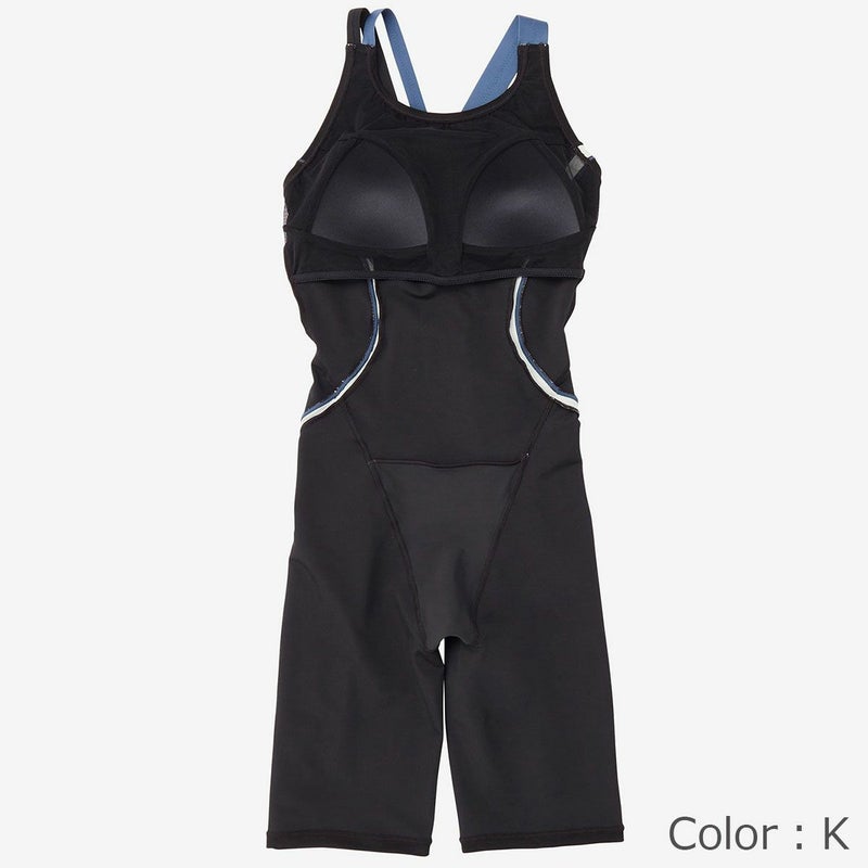 スピードSPEEDOスイムフィットネス競泳水着オーバルカーヴィールースンニースキンOvalCurvyLoosenKneeskinSFW12570-KBレディース女性25S2秋冬
