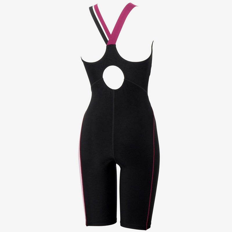 スピードSPEEDOスイムフィットネス競泳水着オーバルカーヴィールースンニースキンOvalCurvyLoosenKneeskinSFW12570-KWレディース女性25S2秋冬