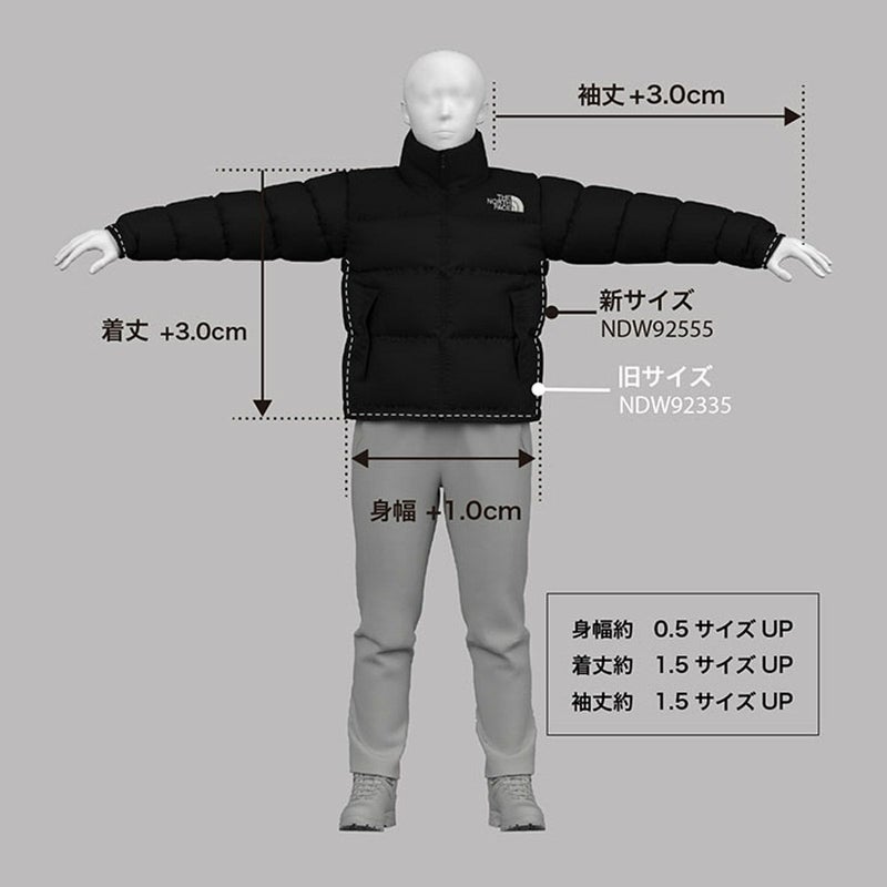 ザ・ノース・フェイスTHENORTHFACEアウトドアカジュアルウェアアウターダウンジャケットショートヌプシジャケットSHORTNUPTSEJKTNDW92555-Kレディース女性25FW秋冬