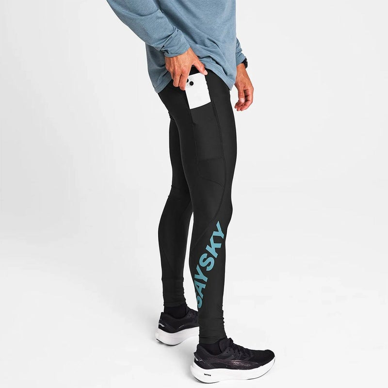 セイスカイSAYSKYランニングウェアボトムスインナースパッツレギンスモーションタイツLogoMotion+LongTightsOMRLT51メンズ男性25FA秋冬