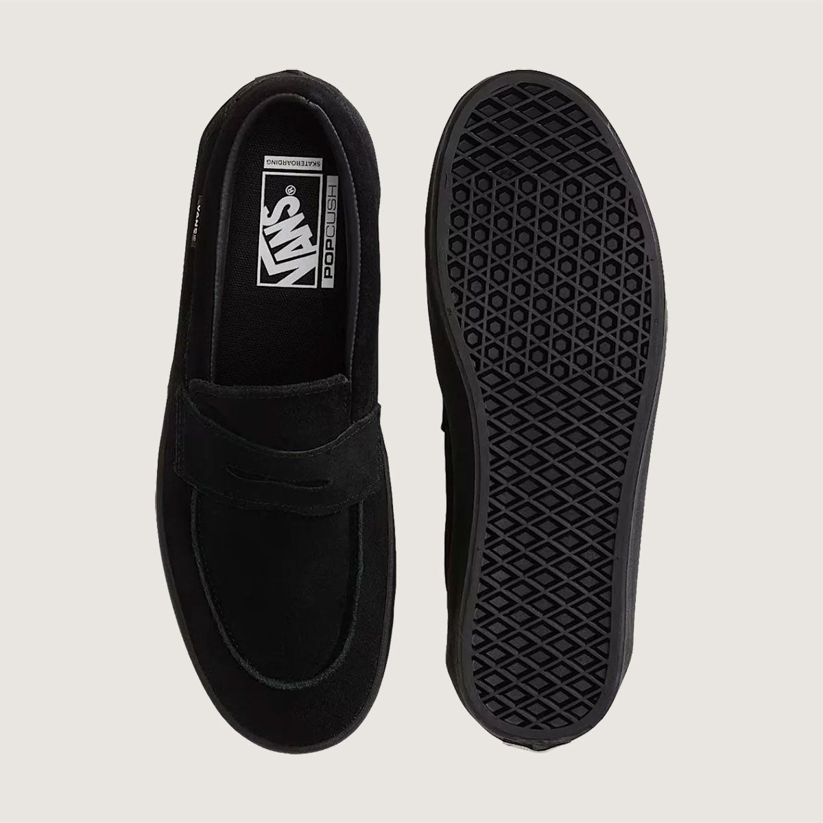 バンズVANSスケボースケートボードスケシュースニーカーシューズ靴スケートローファーSkateLoaferVN000VA6BKAメンズ男性25FA秋冬