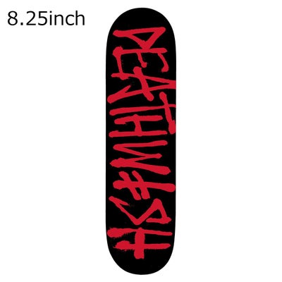 デスウィッシュDEATHWISHスケボースケートボードデッキ板DeathsprayBlk/RedDeck8.2501-01-2012