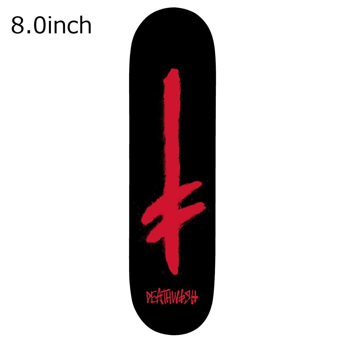 デスウィッシュDEATHWISHスケボースケートボードデッキ板GangSprayBlk/RedDeck8.001-01-2015