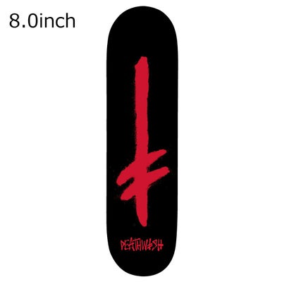 デスウィッシュDEATHWISHスケボースケートボードデッキ板GangSprayBlk/RedDeck8.001-01-2015