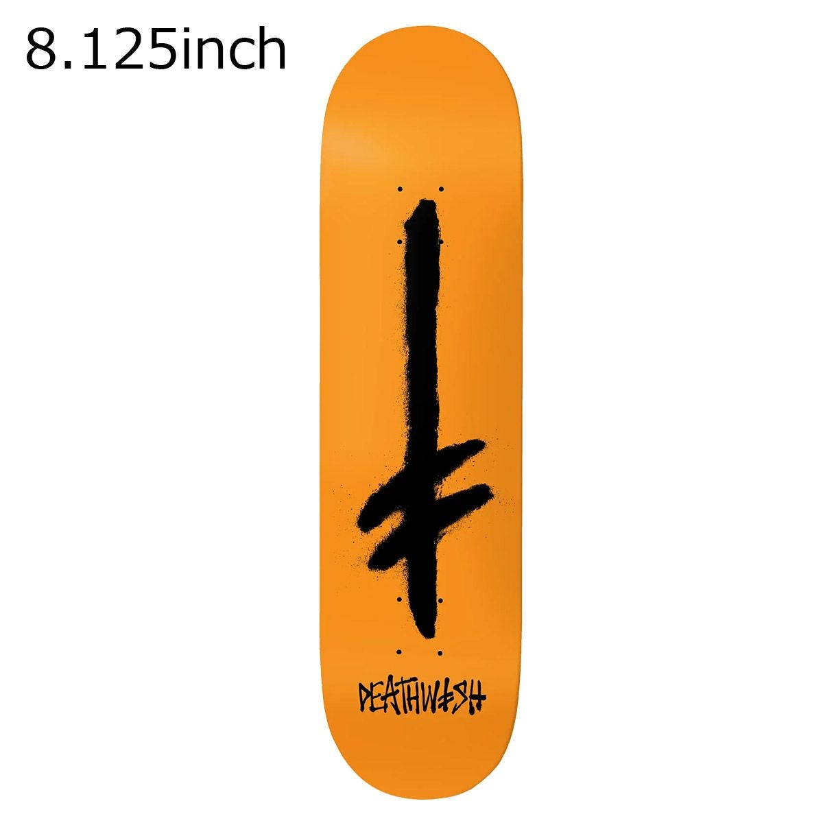 デスウィッシュDEATHWISHスケボースケートボードデッキ板OGGangsprayOrg/Blk8.12501-01-2039-O