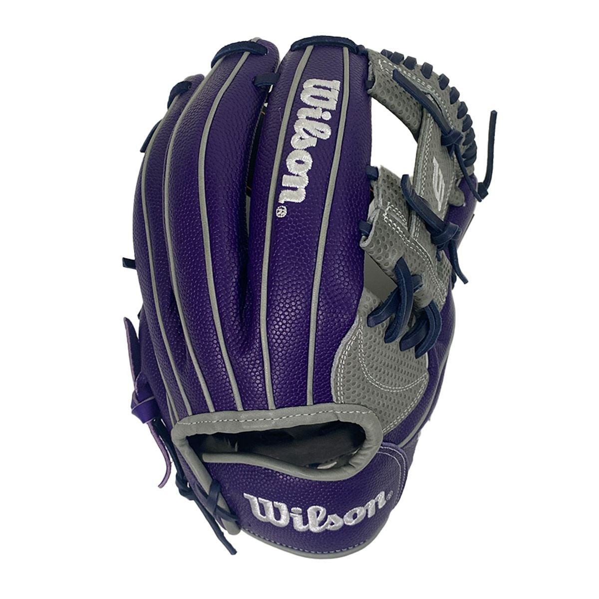Wilson野球グローブ 水色/紫 即実践用 セール20%OFF！】ウイルソン Wilson ベースボール 野球 ソフトボール