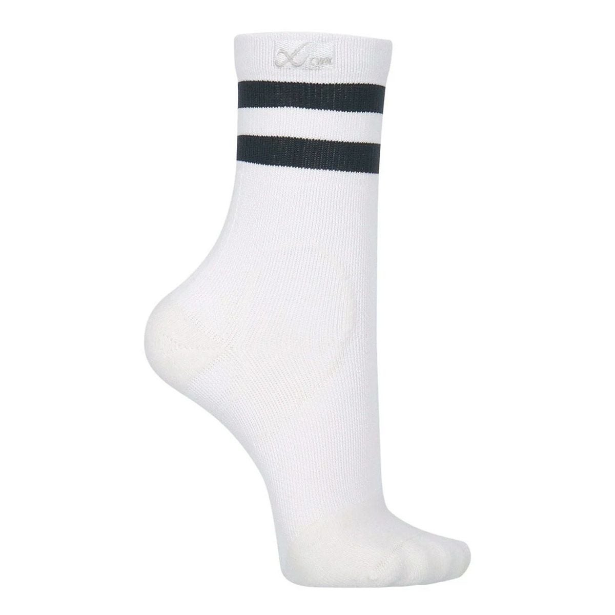 CW-Xランニングソックス靴下クルー丈ソックスBCR630-WHメンズレディースユニセックス25FA秋冬