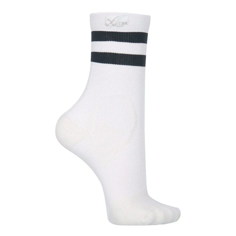 CW-Xランニングソックス靴下クルー丈ソックスBCR630-WHメンズレディースユニセックス25FA秋冬