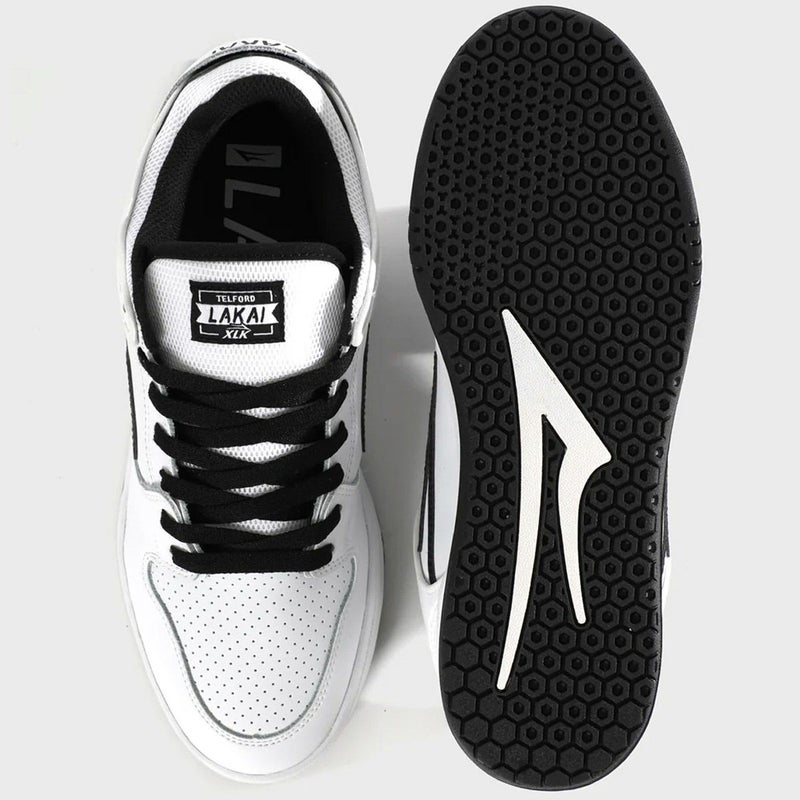 ラカイLAKAIスケボースケートボードスケシュースニーカーシューズ靴TELFORDLOWFTLOW25Q1-002-WHメンズ男性25FA秋冬