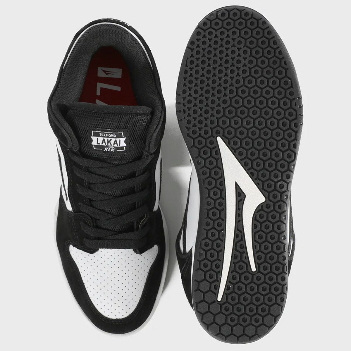 ラカイLAKAIスケボースケートボードスケシュースニーカーシューズ靴TELFORDLOWFTLOW25Q3-002-BKメンズ男性25FA秋冬