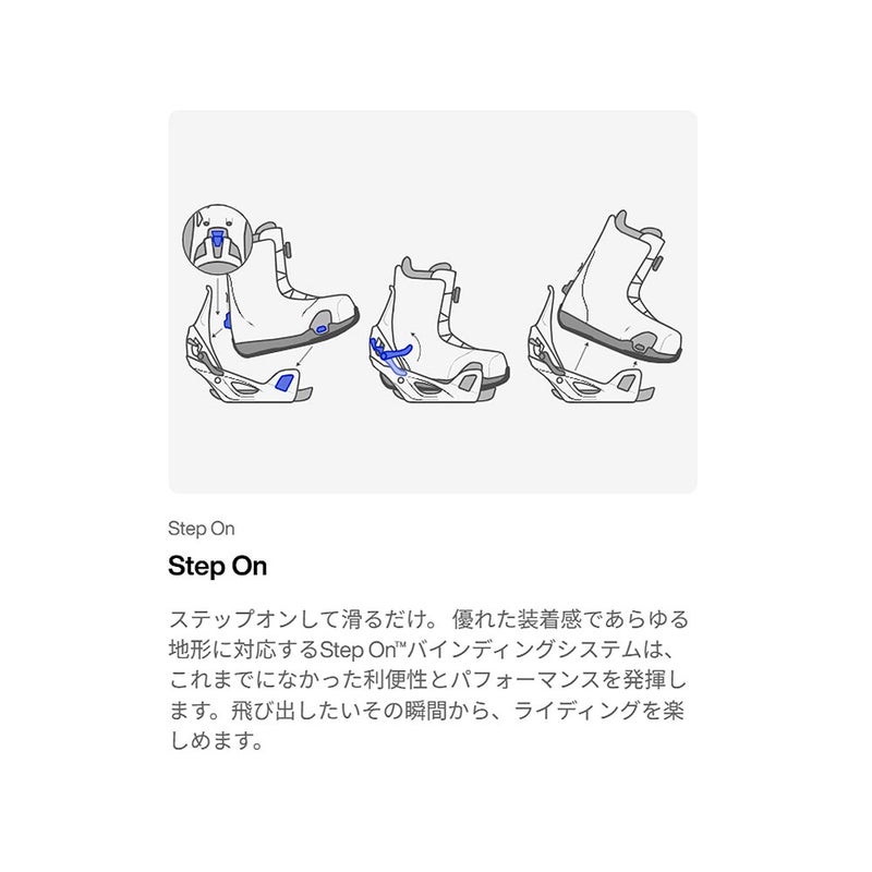 バートンBURTONスノボースノボスノーボードブーツハイショットStepOn(R)ワイド302951メンズ男性25-26
