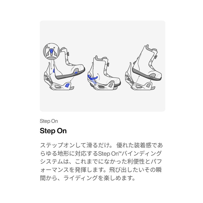 バートンBURTONスノボースノボスノーボードブーツウェイブレンジStepOn(R)ワイド302981レディース女性25-26