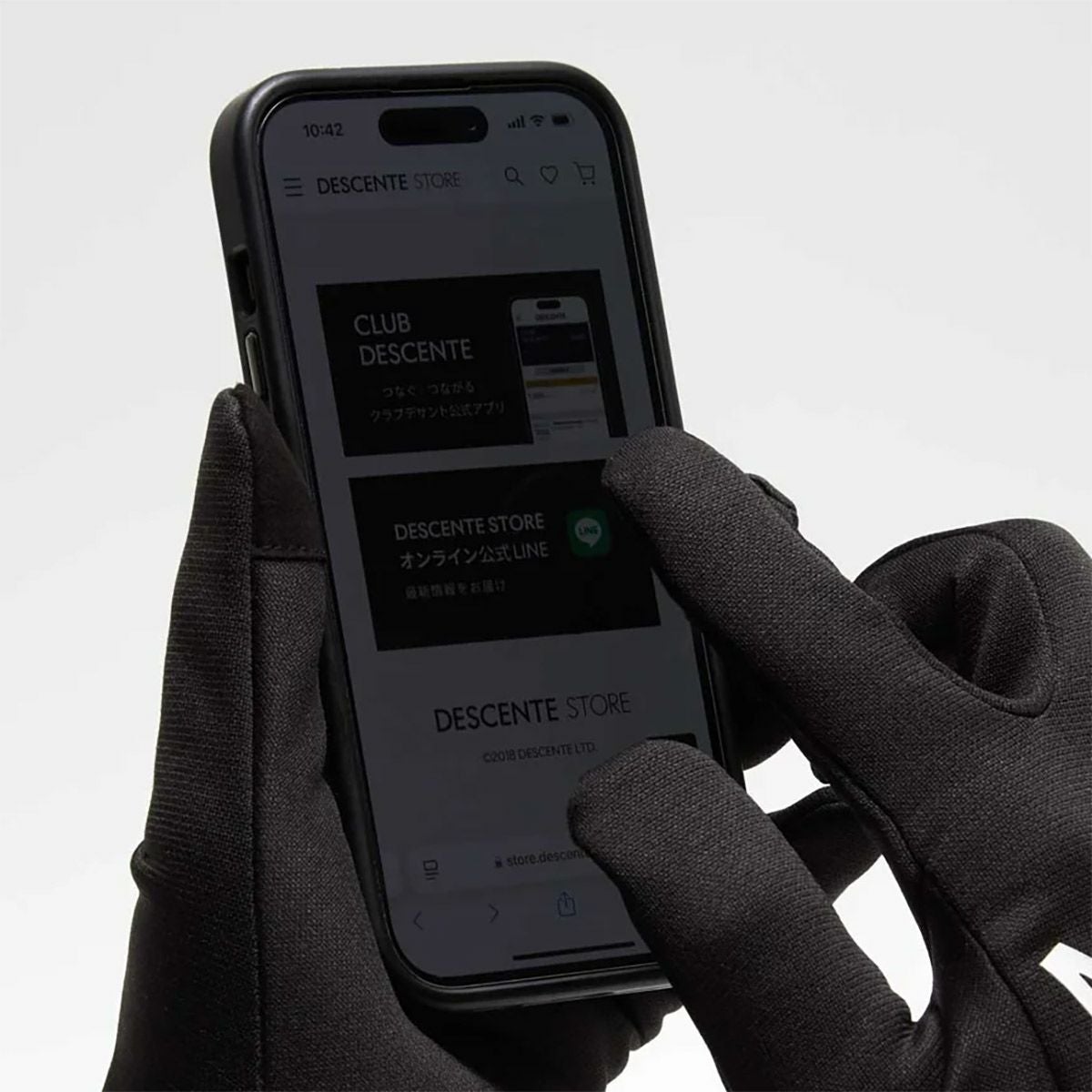 デサントDESCENTEジムフィットネスヨガグローブ手袋ライトストレッチフィールドグローブST5FGV50Uメンズレディースユニセックス25FA秋冬