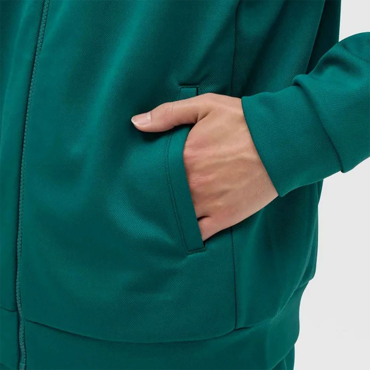 デサントDESCENTEジムフィットネスヨガウェアアウタージャケット鹿の子ジャージジャケットST5FJG10Mメンズ男性25FA秋冬