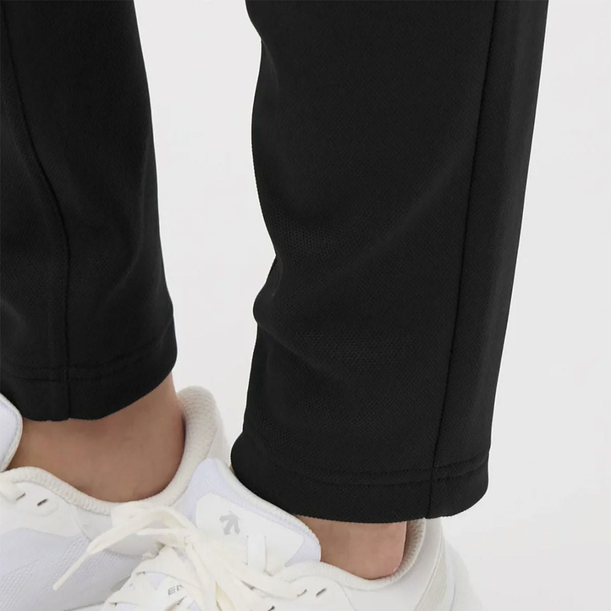 デサントDESCENTEジムフィットネスヨガウェアボトムスロングパンツ長ズボン鹿の子ジャージロングパンツST5FPZ10Mメンズ男性25FA秋冬