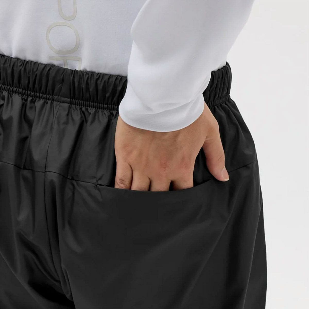 デサントDESCENTEジムフィットネスヨガウェアボトムスロングパンツ長ズボンウィンドブレーカーパンツST5FPZT0Mメンズ男性25FA秋冬