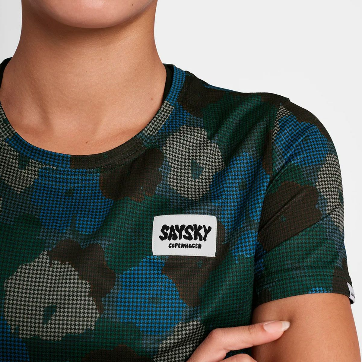 SAYSKY 花柄セット セイスカイ SAYSKY ランニング ウェア 半袖 Tシャツ W Flower Combat T