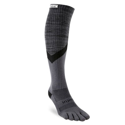 インジンジinjinjiランニングソックス靴下トレイルミッドウェイトオーバーザカフ213190-GNTメンズレディースユニセックス25FA秋冬