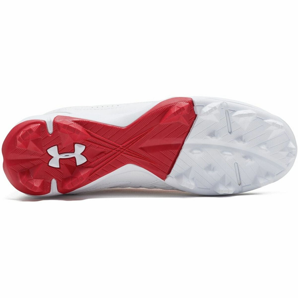 野球 ポイントスパイク アンダーアーマー レッド ホワイト ソフトボール ベース アンダーアーマー UNDER ARMOUR ベースボール 野球 ソフトボール