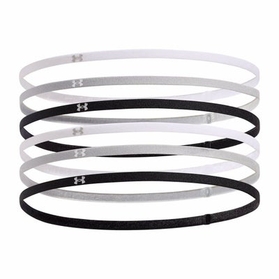 アンダーアーマーUNDERARMOURベースボール野球ソフトボールアクセサリーミニエラスティックヘッドバンドMINIELASTIC6PK1389932-001メンズレディースユニセックス25FA秋冬