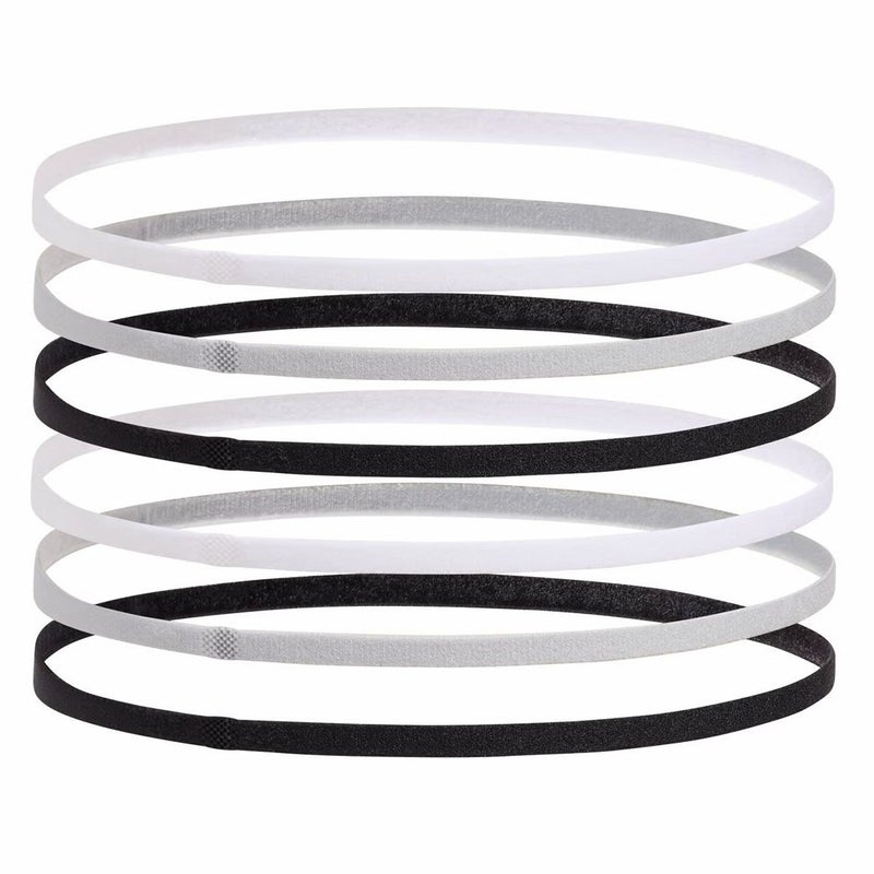 アンダーアーマーUNDERARMOURベースボール野球ソフトボールアクセサリーミニエラスティックヘッドバンドMINIELASTIC6PK1389932-001メンズレディースユニセックス25FA秋冬