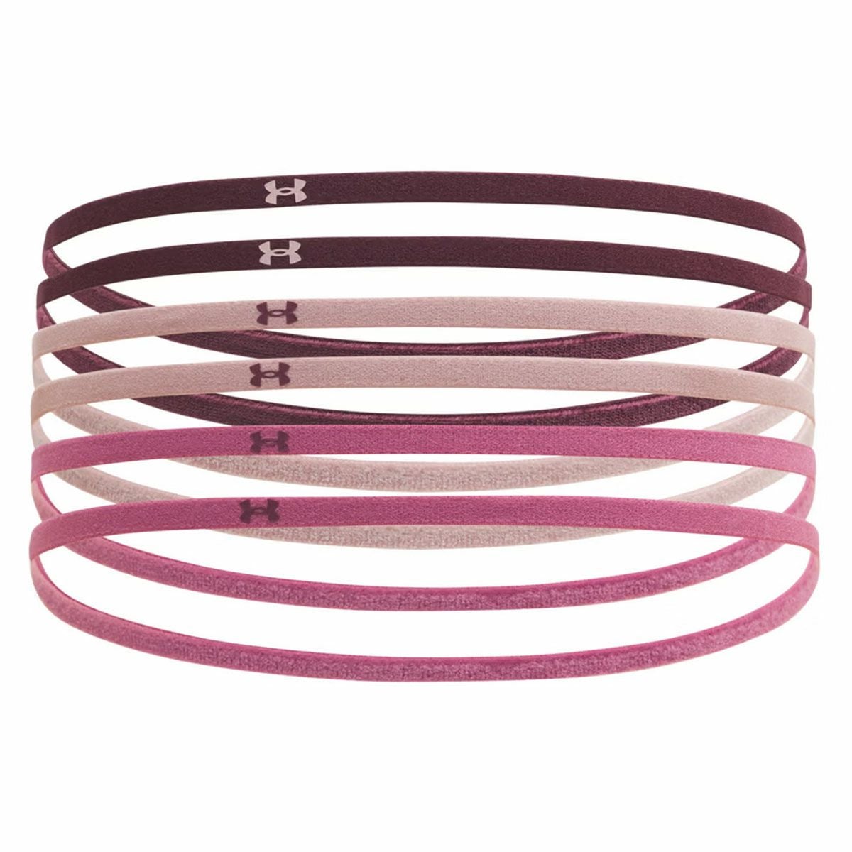 アンダーアーマーUNDERARMOURベースボール野球ソフトボールアクセサリーミニエラスティックヘッドバンドMINIELASTIC6PK1389932-602メンズレディースユニセックス25FA秋冬